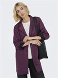 ONLJOLINE FAUX SUEDE COAT LIFE CC OTW mauve wine