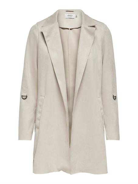 ONLJOLINE FAUX SUEDE COAT LIFE CC OTW pumice stone