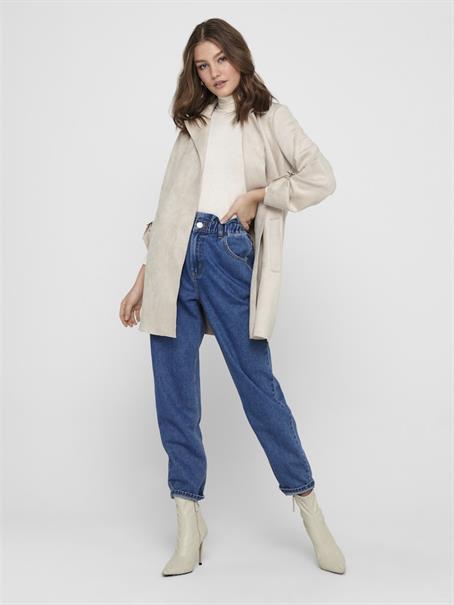 ONLJOLINE FAUX SUEDE COAT LIFE CC OTW pumice stone