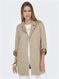 ONLJOLINE FAUX SUEDE COAT LIFE CC OTW silver mink