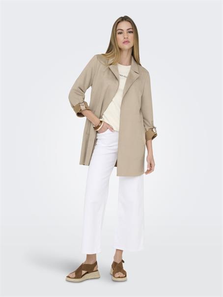 ONLJOLINE FAUX SUEDE COAT LIFE CC OTW silver mink