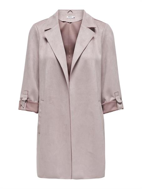 ONLJOLINE FAUX SUEDE COAT LIFE OTW CC violet ice