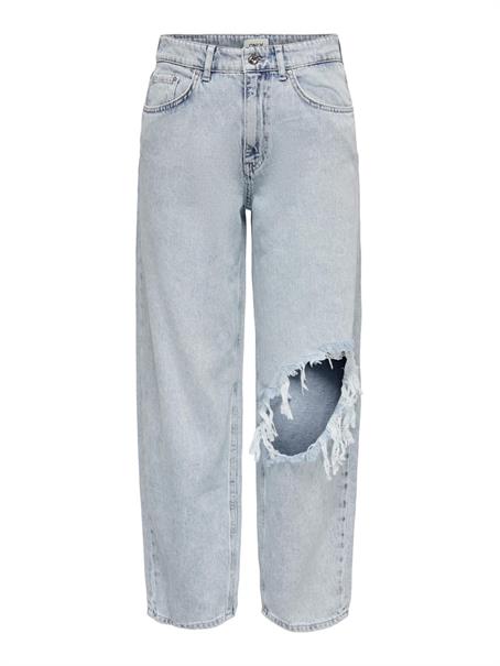 ONLJULIET HW BOYFRIEND CA JNS DOT light blue denim