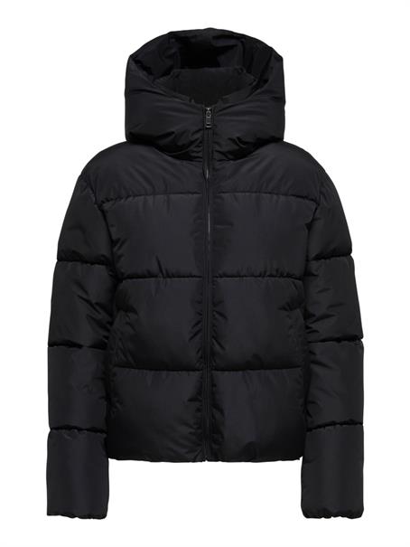 ONLJUTA SHORT PUFFER OTW NOOS black