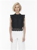 ONLKARO S/L LACE TOP NOOS WVN black