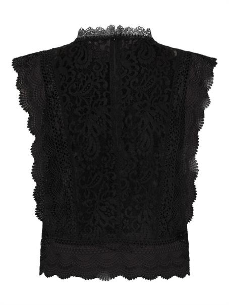 ONLKARO S/L LACE TOP NOOS WVN black