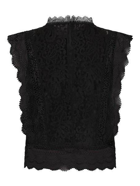 ONLKARO S/L LACE TOP NOOS WVN black