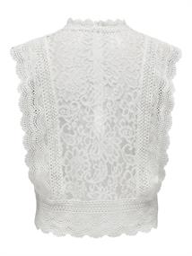 ONLKARO S/L LACE TOP NOOS WVN cloud dancer