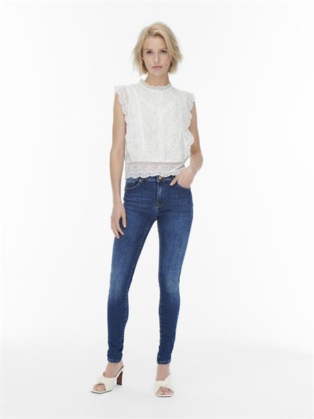 ONLKARO S/L LACE TOP NOOS WVN cloud dancer