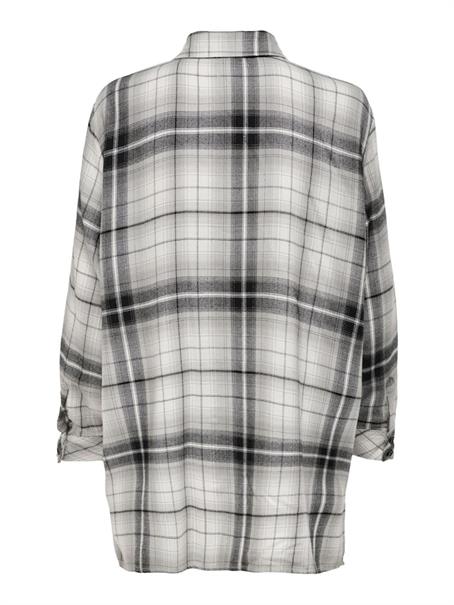 ONLKAROLINA L/S SHIRT NOOS WVN black-black-cloud dancer