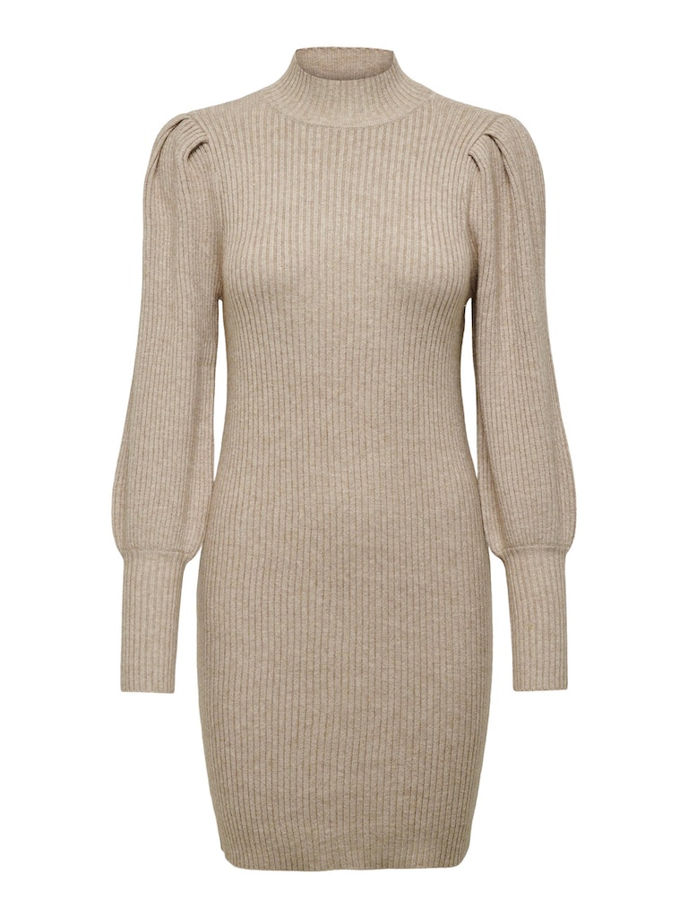 Only Damen Kleid ONLKATIA L S DRESS KNT NOOS mocha meringue bequem online kaufen bei Tara M