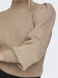 ONLKATIA L/S HIGHNECK PULLOVER KNT NOOS braun2