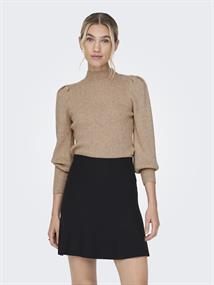 ONLKATIA L/S HIGHNECK PULLOVER KNT NOOS braun2