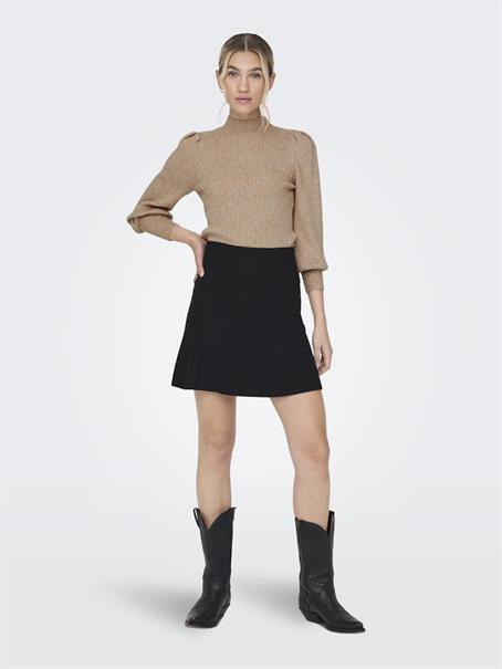 ONLKATIA L/S HIGHNECK PULLOVER KNT NOOS braun2