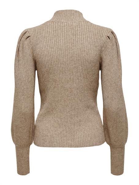 -ONLKATIA LIFE L/S HIGHNE PULL KNT NOOS braun2