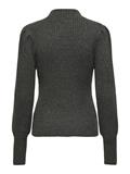 -ONLKATIA LIFE L/S HIGHNE PULL KNT NOOS dark grey melange