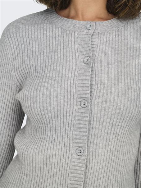 -ONLKATIA LIFE LS BUTTON CARDI KNT NOOS light grey melange