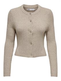 ONLKATIA LIFE LS BUTTON CARDI KNT NOOS mocha meringue