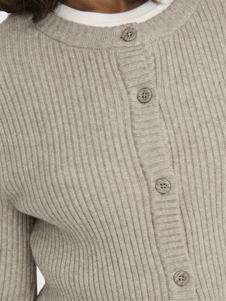 ONLKATIA LIFE LS BUTTON CARDI KNT NOOS mocha meringue