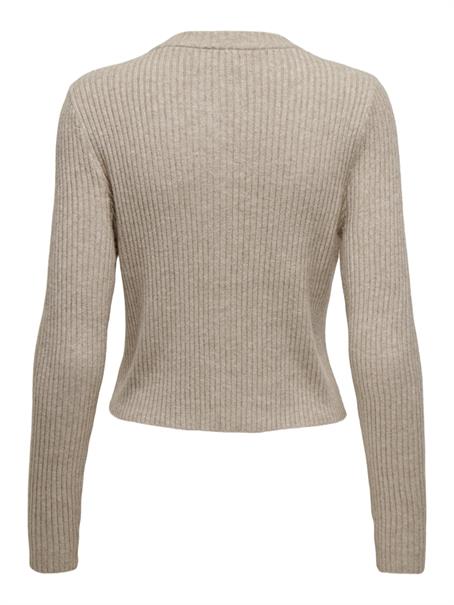 ONLKATIA LIFE LS BUTTON CARDI KNT NOOS mocha meringue