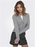 -ONLKATIA LIFE LS BUTTON CARDI KNT NOOS ultimate grey