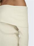 ONLKATIA LIFE LS OFF SHOULDER KNT NOOS whitecap gray