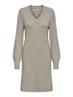ONLKATIA LIFE LS V-NECK DRESS KNT mocha meringue