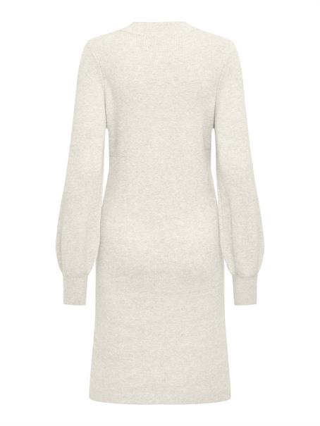 ONLKATIA LIFE LS V-NECK DRESS KNT whitecap gray