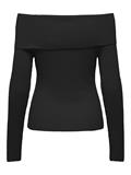 ONLKATIA LS OFF SHOULDER KNT NOOS black