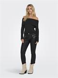 ONLKATIA LS OFF SHOULDER KNT NOOS black