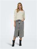 ONLKATIA LS OFF SHOULDER KNT NOOS whitecap gray