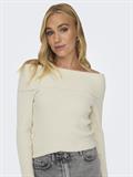 ONLKATIA LS OFF SHOULDER KNT NOOS whitecap gray