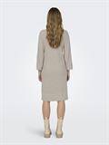 ONLKATIA LS V-NECK DRESS KNT mocha meringue