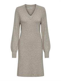 ONLKATIA LS V-NECK DRESS KNT mocha meringue