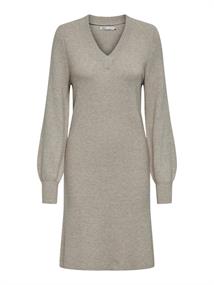 ONLKATIA LS V-NECK DRESS NCA KNT braun