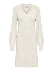 ONLKATIA LS V-NECK DRESS NCA KNT eierschal