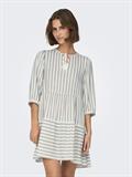 ONLKAYA LIFE 3/4 PUFF SHORT DRESS WVN cloud dancer2