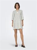 ONLKAYA LIFE 3/4 PUFF SHORT DRESS WVN cloud dancer2