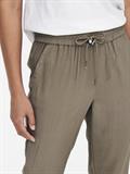ONLKELDA-EMERY MW PULL-UP PANTS PNT NOOS walnut