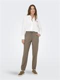 ONLKELDA-EMERY MW PULL-UP PANTS PNT NOOS walnut