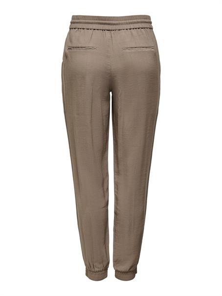 ONLKELDA-EMERY MW PULL-UP PANTS PNT NOOS walnut