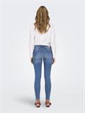 ONLKENDELL REG SK ZIP ANK TAI582 NOOS light medium blue denim