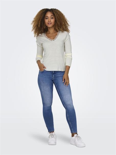 ONLKENDELL REG SK ZIP ANK TAI582 NOOS light medium blue denim