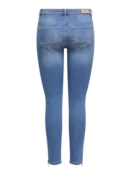 ONLKENDELL REG SK ZIP ANK TAI582 NOOS light medium blue denim