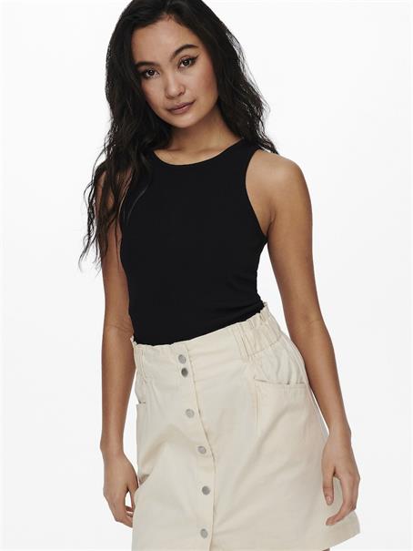 ONLKENYA RIB TANK TOP JRS NOOS black