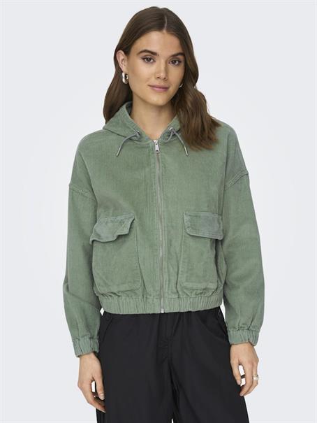 ONLKENZIE L/S CORD JACKET PNT NOOS grün1