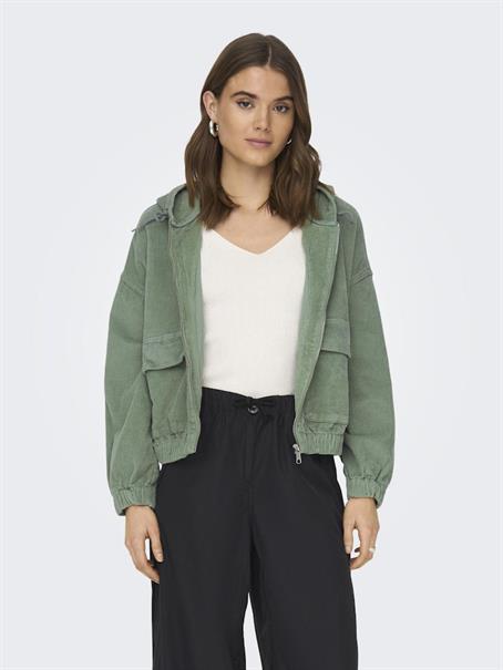 ONLKENZIE L/S CORD JACKET PNT NOOS grün1
