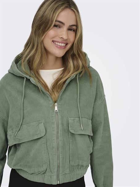 ONLKENZIE L/S CORD JACKET PNT NOOS grün1