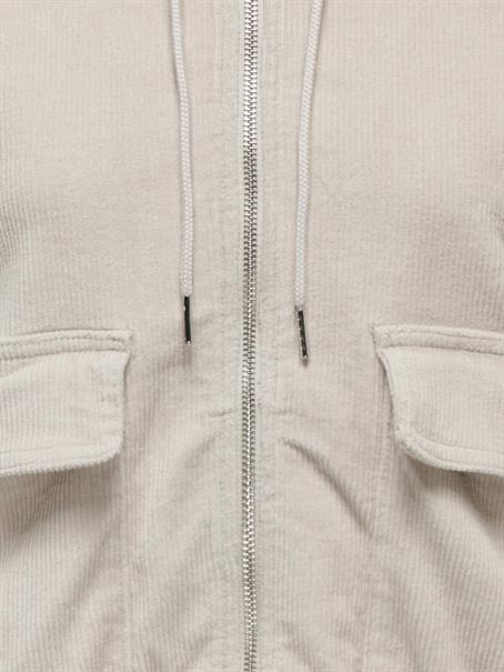 ONLKENZIE L/S CORD JACKET PNT NOOS hellgrau2