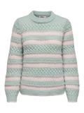 ONLKIMA LS LIFE STRIPE O-NECK CC KNT icy morn